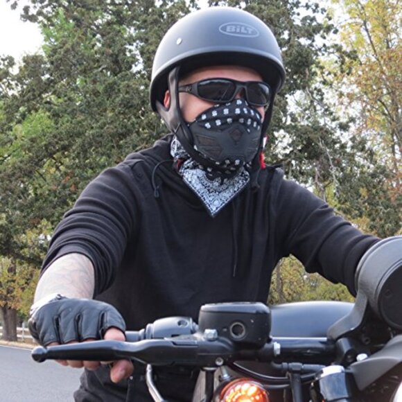 Half Balaclava Face Mask Windproof Fleece Lined Adjustable Winter Sports Gear main image 8